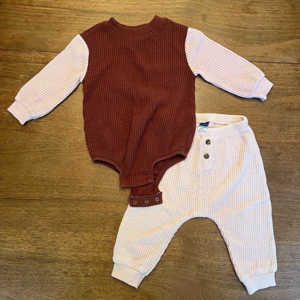 Old Navy Waffle Knit Outfit